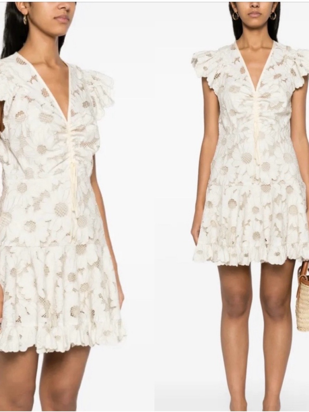 Sandro Floral Mini Dress